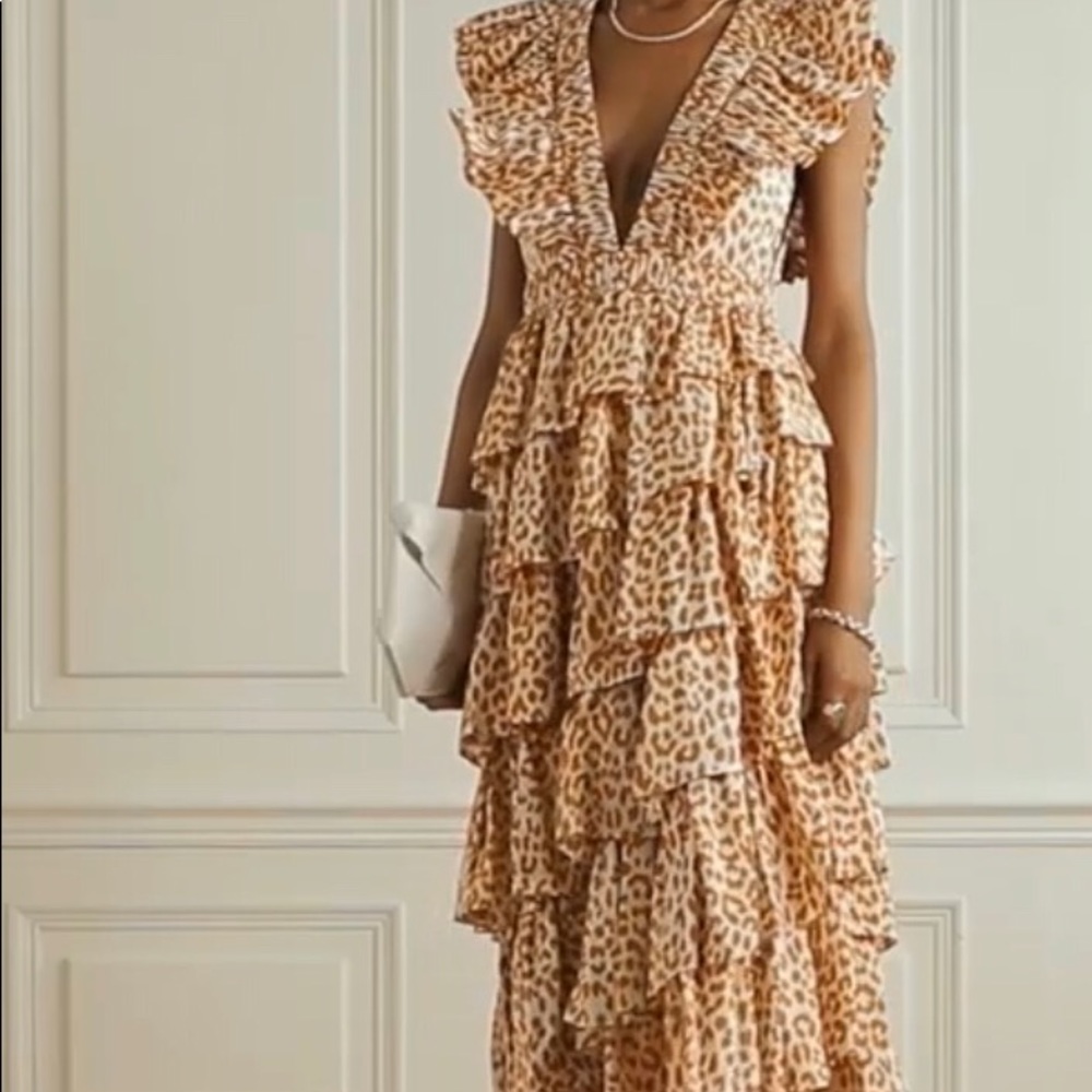 Brand New Fall 2020 Ulla Johnson Cheetah Dress